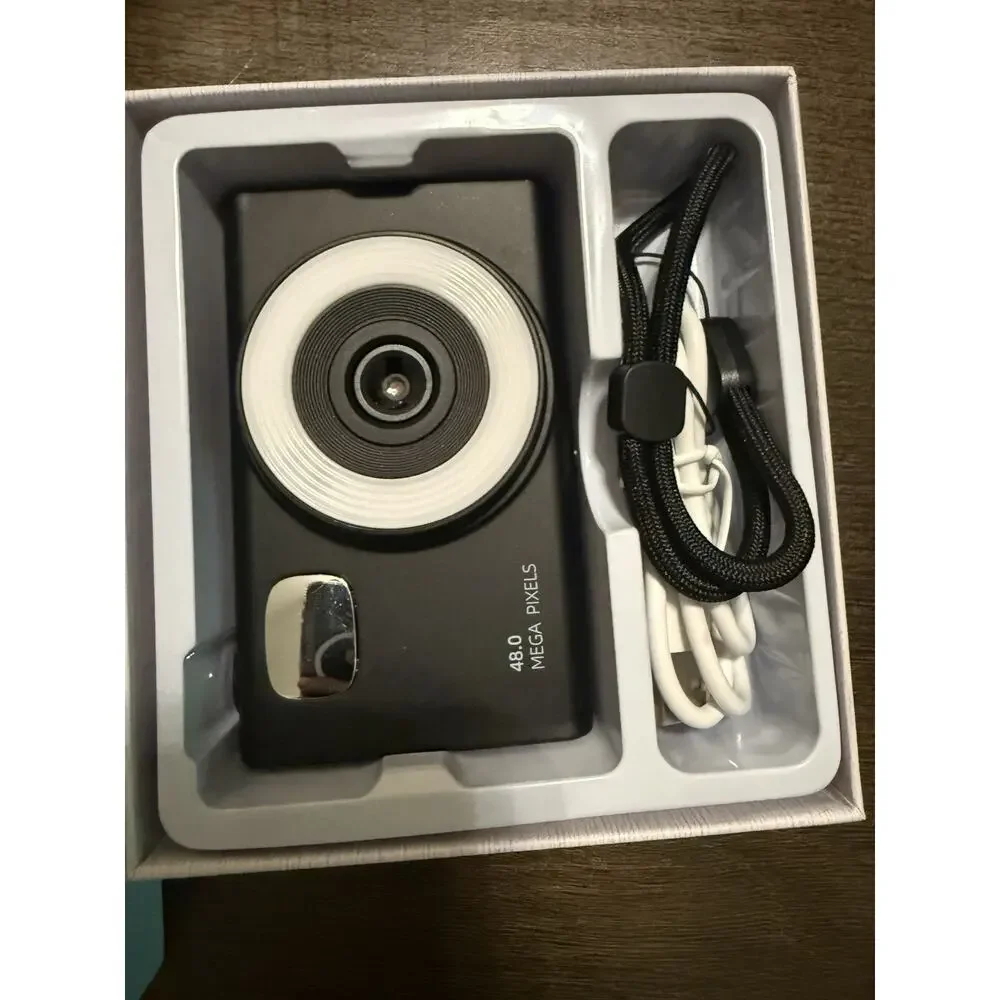 Kids Digital Camera 48MP HD Screen Black New in Box